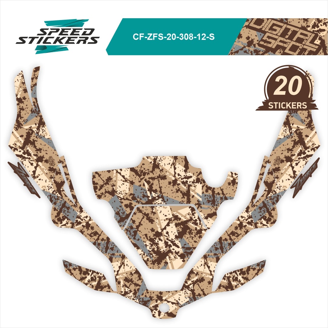 CFMOTO ZFORCE SPORT LIPDUKAI DIGITAL SPOT CAMO LIGHT – nuotrauka 2