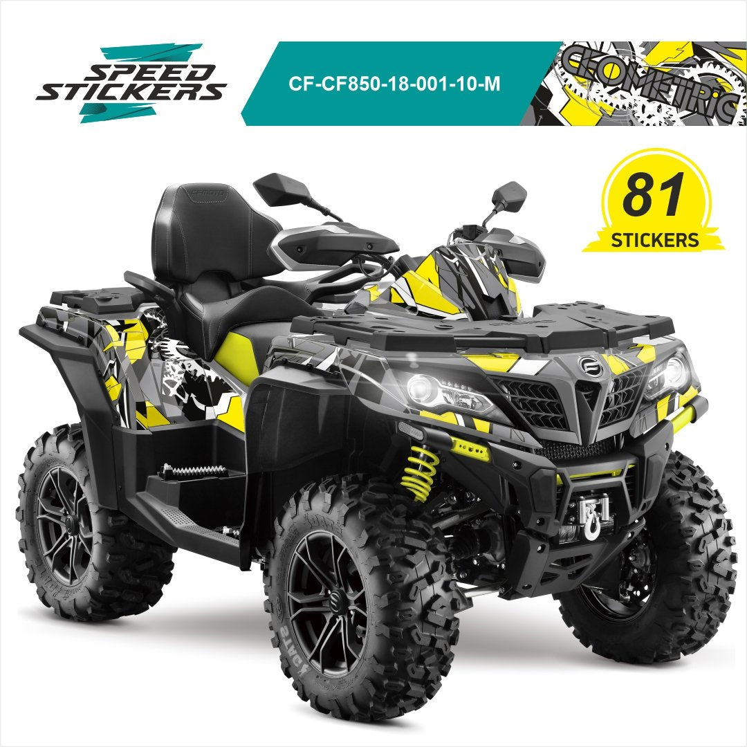 CFMOTO CFORCE LIPDUKAI geometric grey/yellow/white