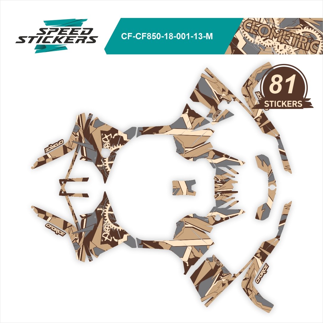 CFMOTO CFORCE LIPDUKAI geometric LIGHT brown/grey – nuotrauka 2