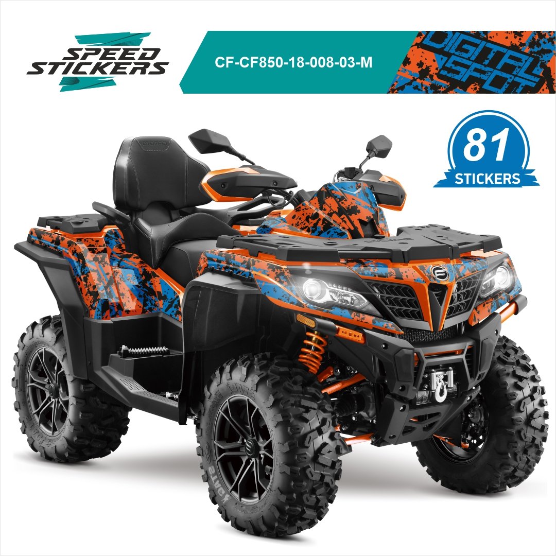 CFMOTO CFORCE LIPDUKAI DIGITAL SPOT orange/blue/black