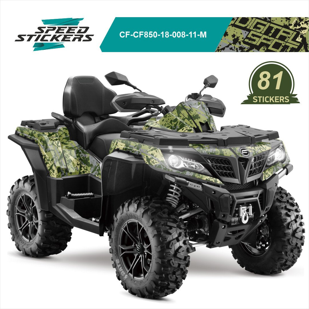 CFMOTO CFORCE LIPDUKAI DIGITAL SPOT LIGHT green/grey