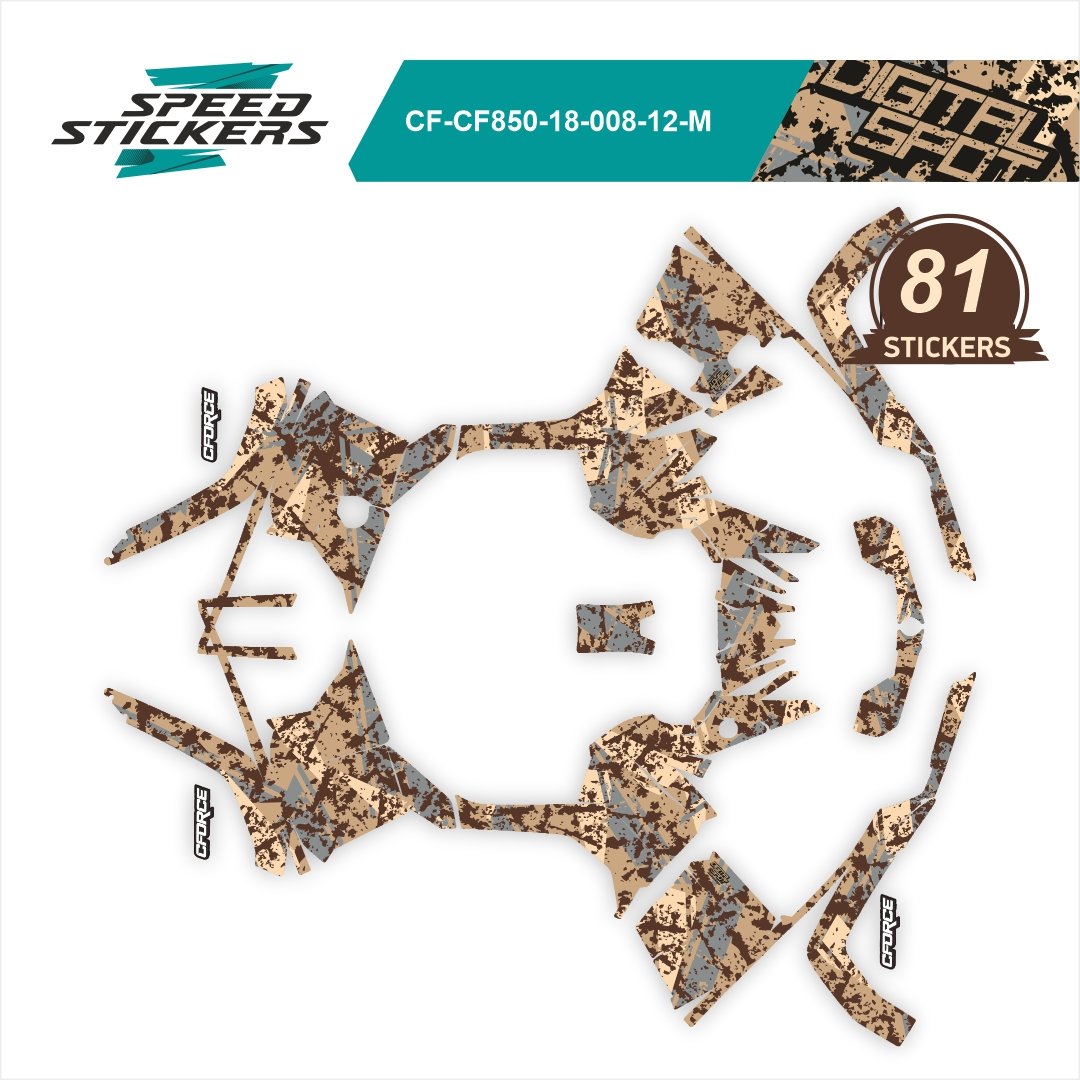 CFMOTO CFORCE LIPDUKAI DIGITAL SPOT LIGHT brown/grey – nuotrauka 2