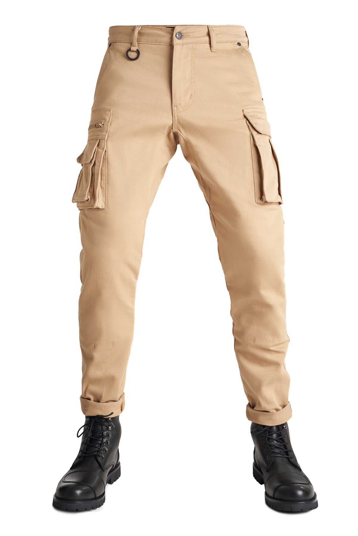 MOTO DŽINSAI VYRIŠKI PANDO MOTO DESERT CARGO BEIGE