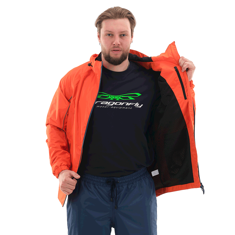 KOMPLEKTAS DRAGONFLY ACTIVE 2.0 ORANŽINĖ-MĖLYNAS VYRAMS