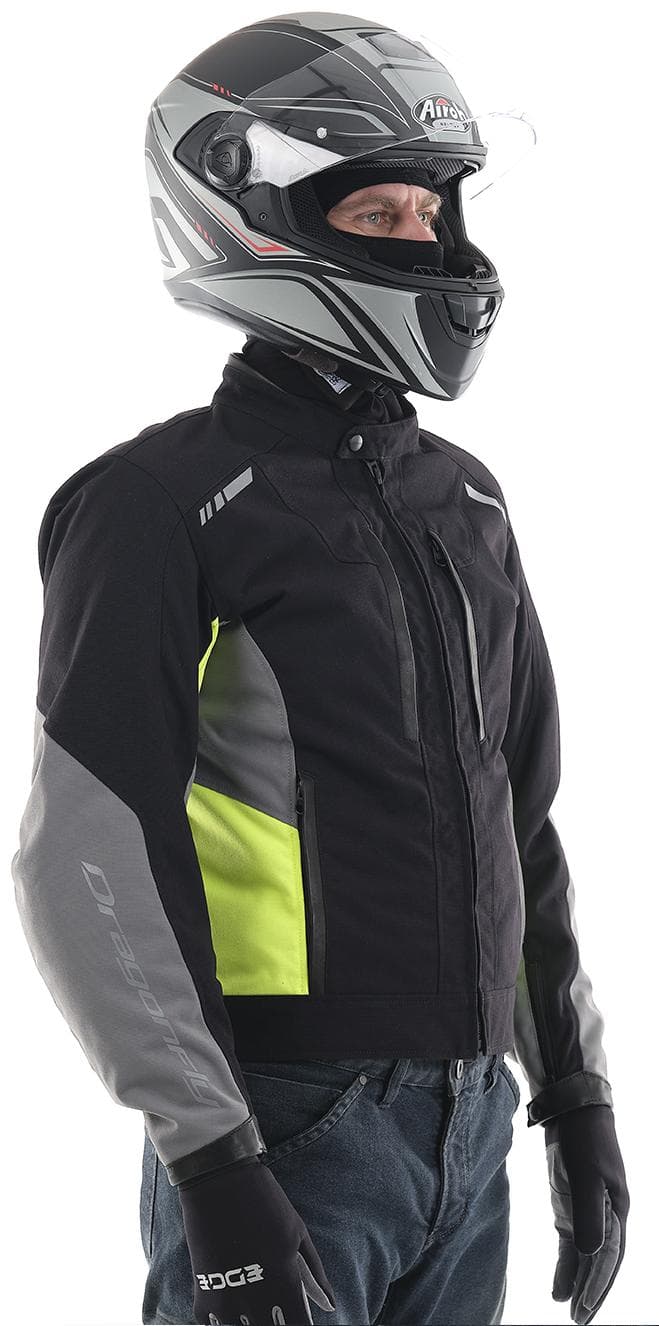 MOTO CITY striukė dragonfly juoda/ GELTONA UNISEX – nuotrauka 2