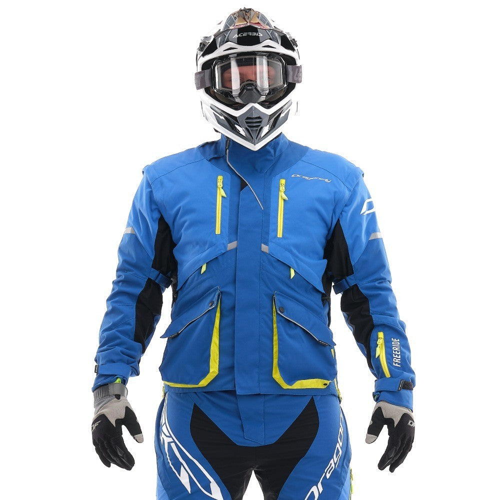 STRIUKĖ DRAGONFLY ENDURO FREERIDE MĖLYNA/ GELTONA UNISEX