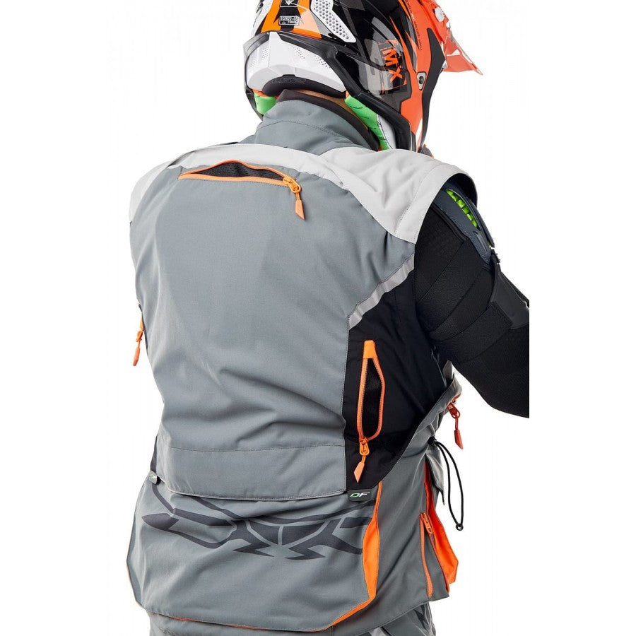 Striukė dragonfly ENDURO FREERIDE pilka/ oranžinė UNISEX – nuotrauka 2