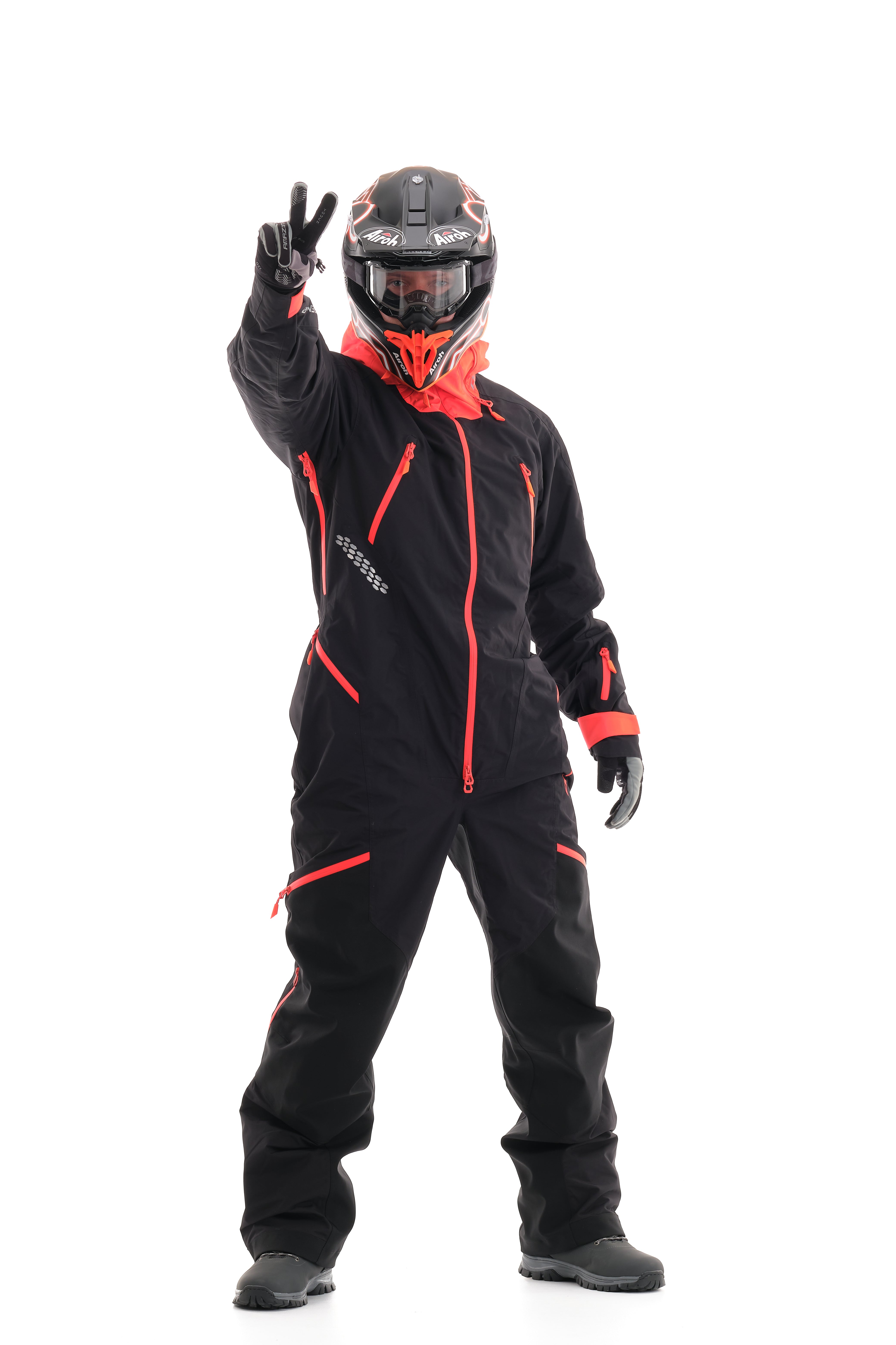 Kombinezonas dragonfly EXTREME 2.0 VYRAMS juodas/ RAUDONAS – nuotrauka 11