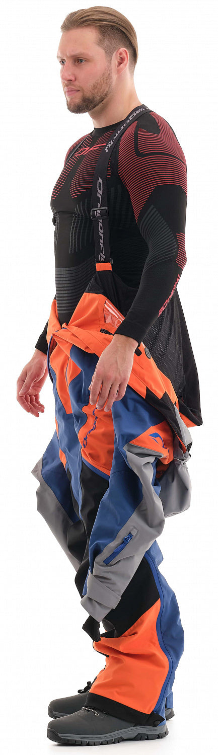 Kombinezonas dragonfly EXTREME 2.0 VYRAMS oranžinis/ RAUDONAS fluo/limoges – nuotrauka 9
