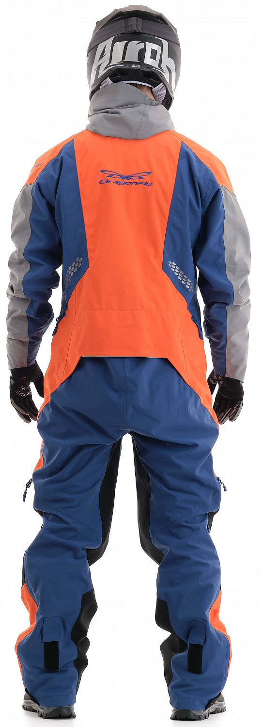 Kombinezonas dragonfly EXTREME 2.0 VYRAMS oranžinis/ RAUDONAS fluo/limoges – nuotrauka 4