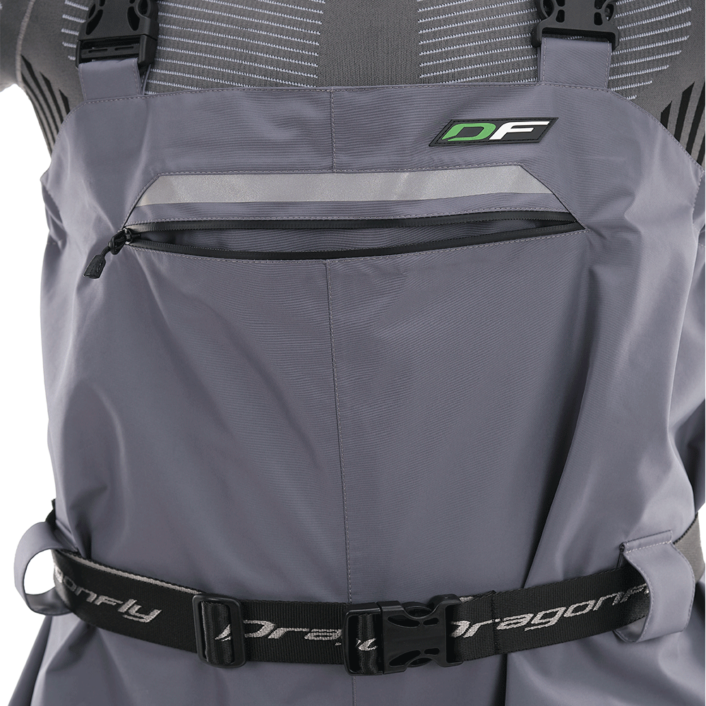 Kelnės dragonfly QUAD PRO pilkos/ JUODOS 2021 UNISEX – nuotrauka 4