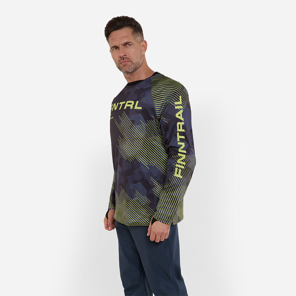 Marškinėliai finntrail jersey gravity graphite – nuotrauka 3