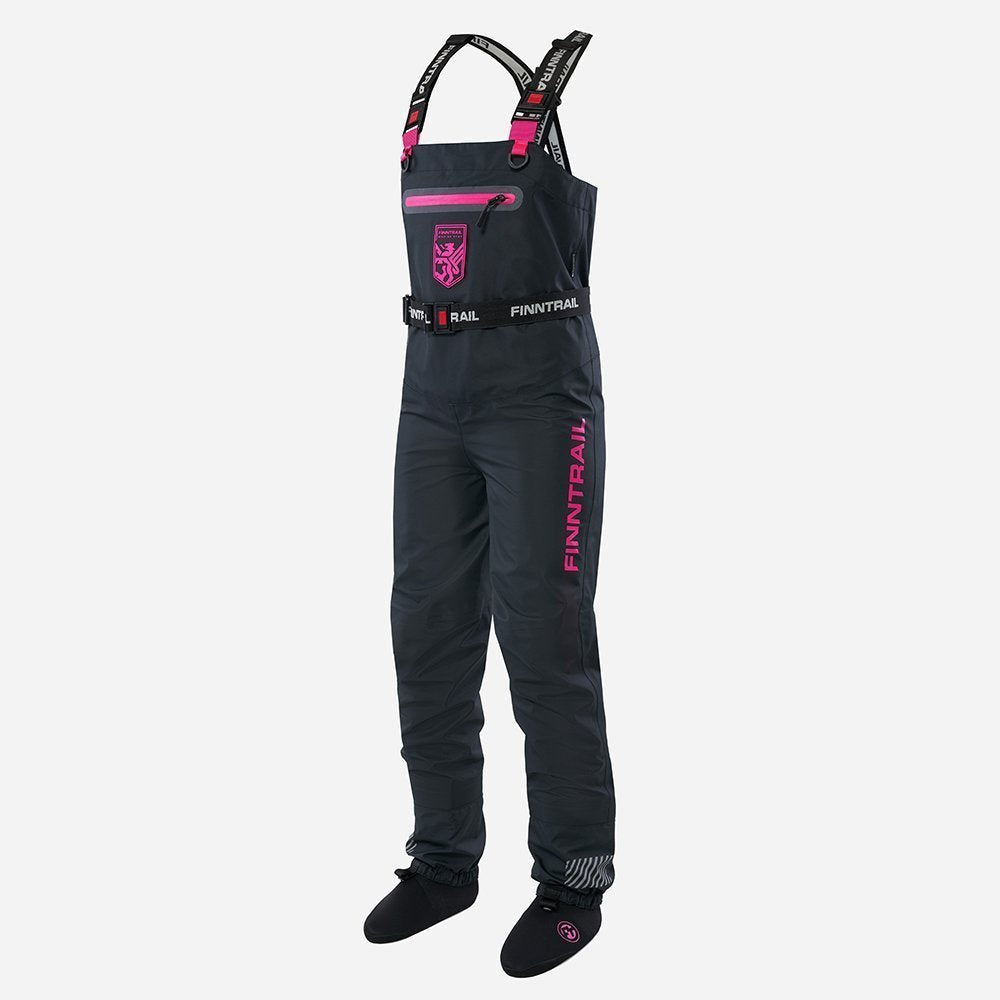 Kombinezonas finntrail RACHEL GRAPHITE MOTERIMS juoda/ rožinė