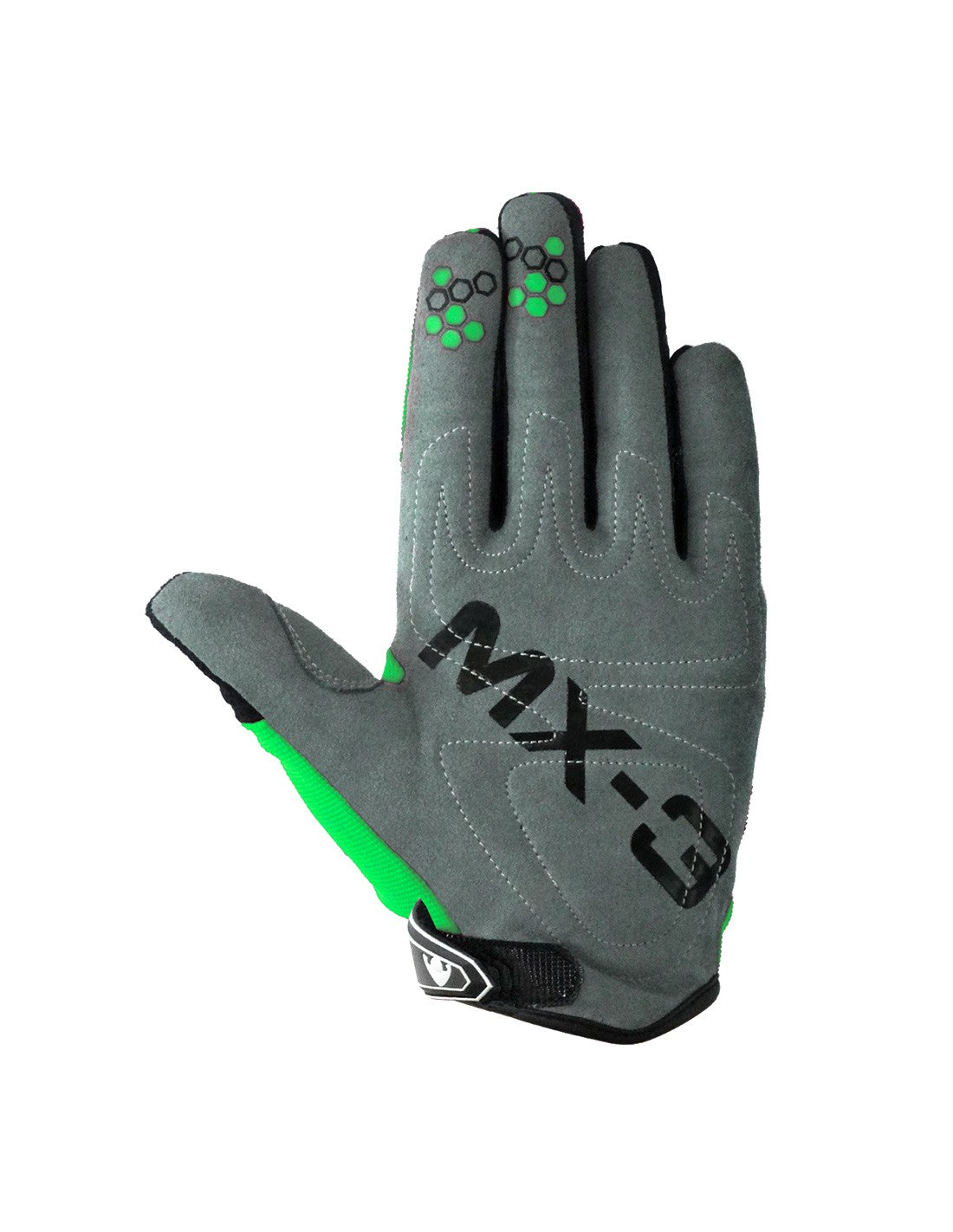 Pirštinės ONBOARD CROSS MX3 OFFROAD žalia/ balta/ JUODA – nuotrauka 2