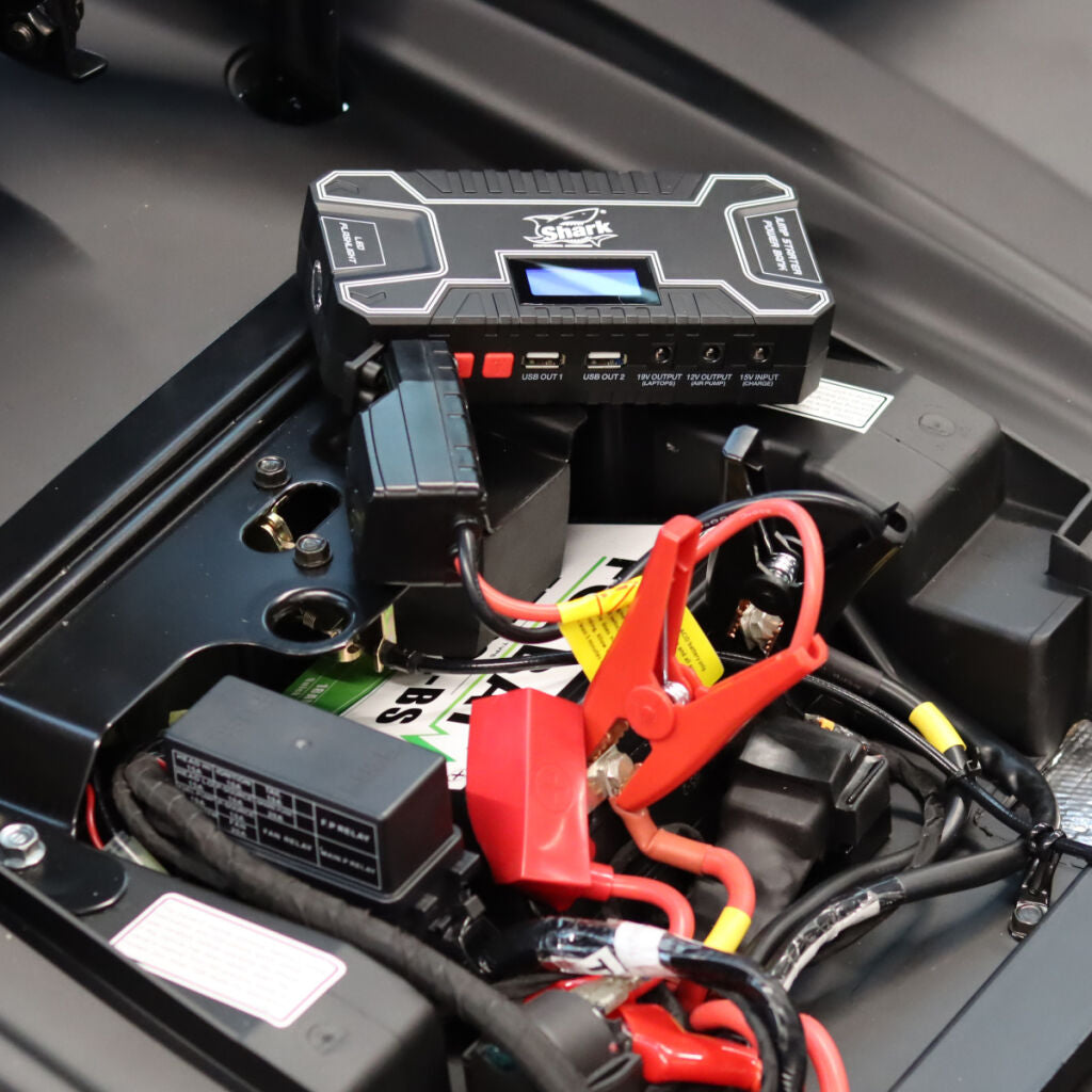 SHARK MOBILUS kroviklis-užkuriklis JUMP STARTER EPS-400 – nuotrauka 6