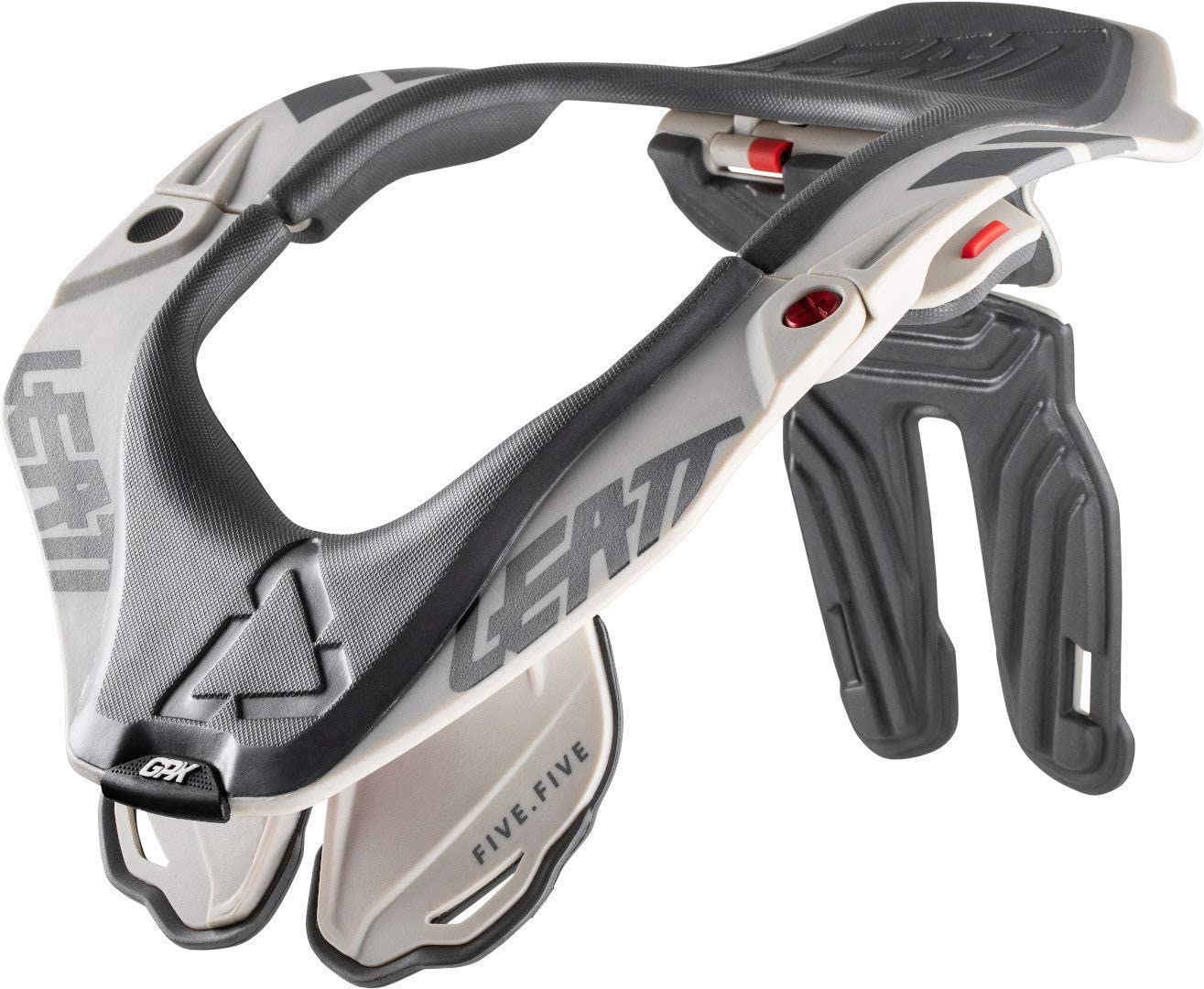 KAKLO APSAUGA LEATT GPX 5.5 STEEL PILKA