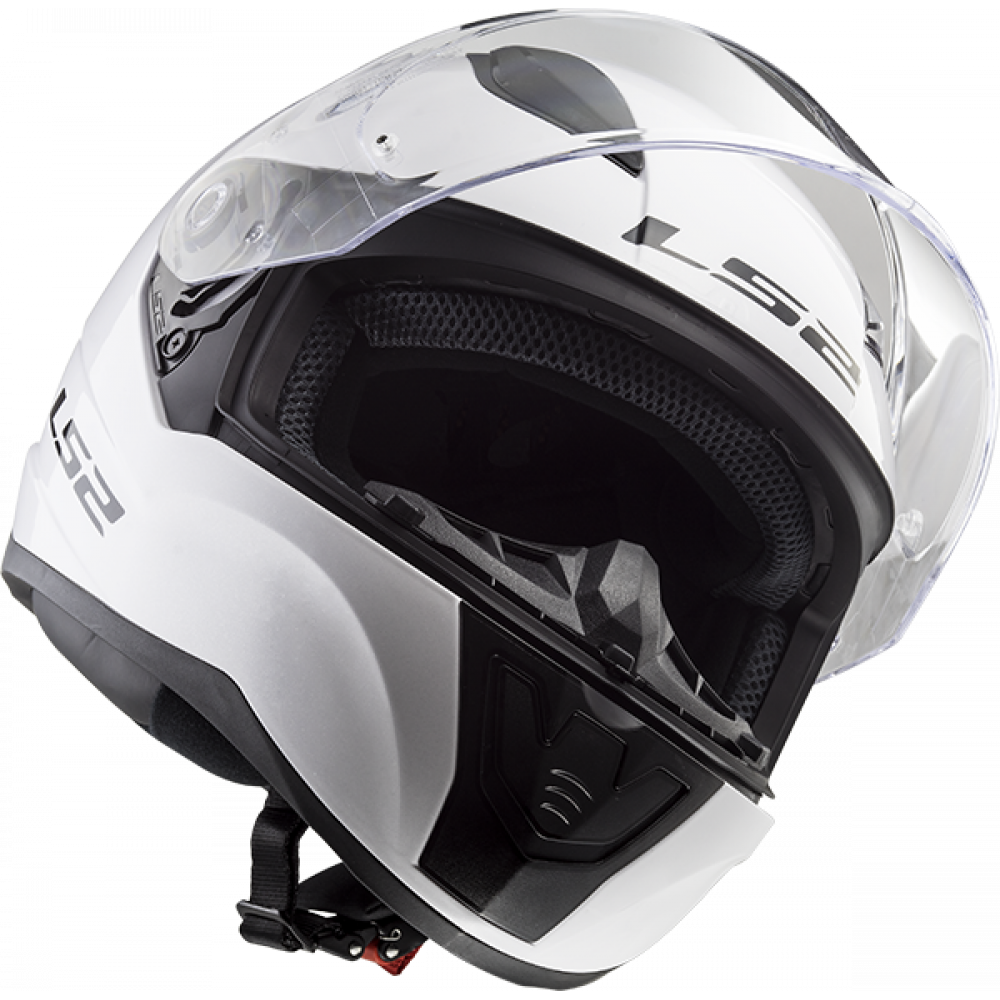 Šalmas LS2 RAPID II SOLID BLIZGUS BALTAS – nuotrauka 3