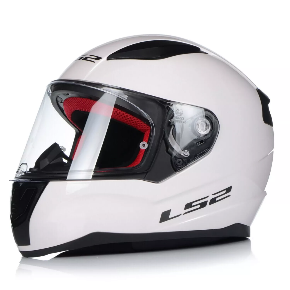 Šalmas LS2 RAPID II SOLID BLIZGUS BALTAS – nuotrauka 5