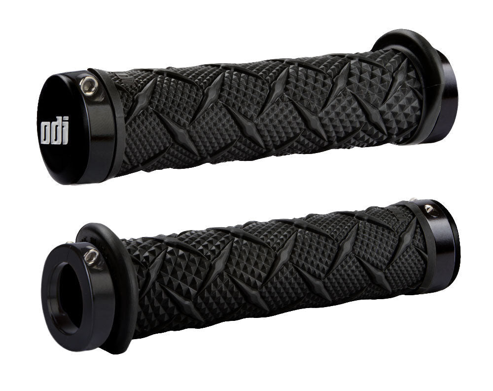 ODI guminės rankenėlės x-treme ATV GRIPS 130MM BLACK w/black lock-on