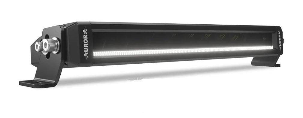 AURORA LED žibintas 10" (25.4cm) 50W SU BALTA JUOSTA