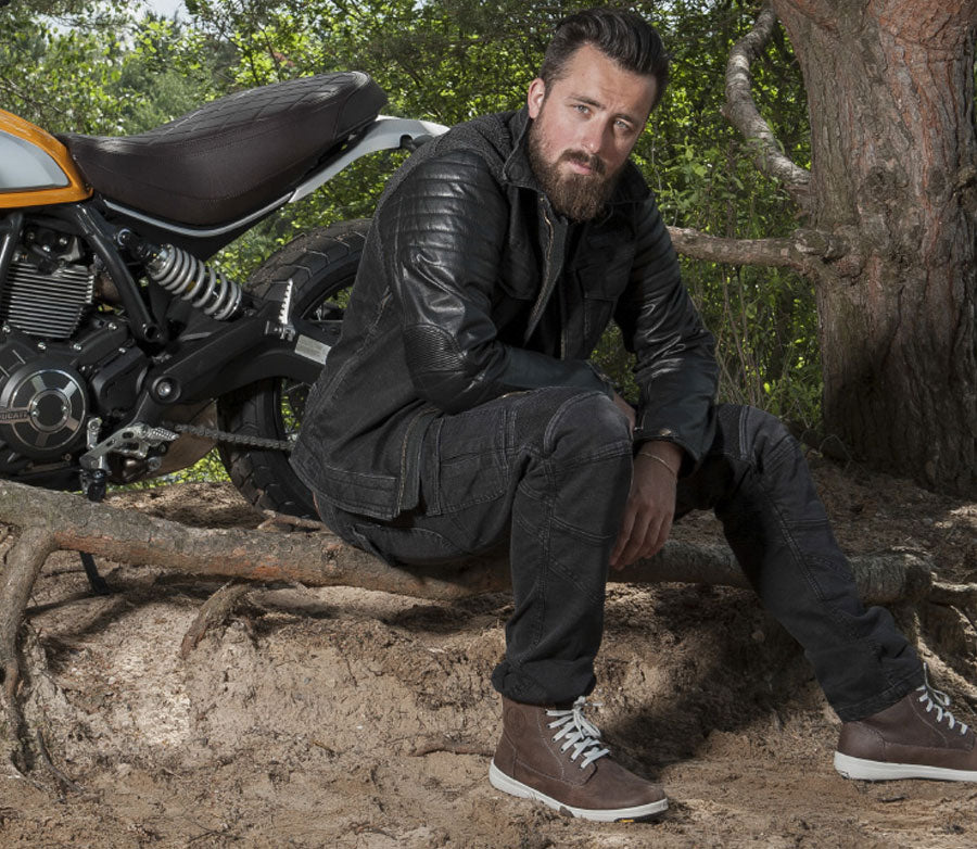 Džinsai trilobite ACID scrambler VYRAMS JUODI – nuotrauka 4