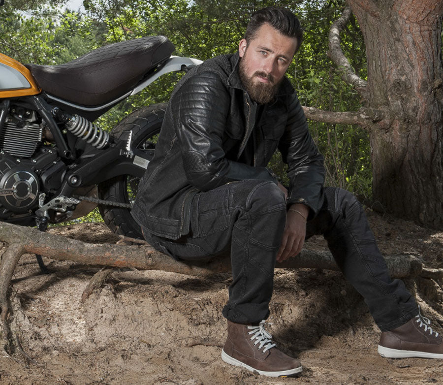 Striukė trilobite 964 ACID scrambler DENIM VYRAMS JUODA – nuotrauka 6
