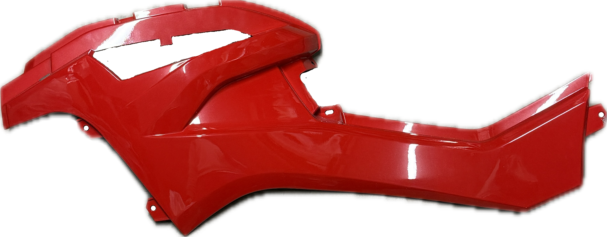 Aodes/upmoto 650/850/1000 kairys šoninis variklio plastikas (red with flake) 17010203080