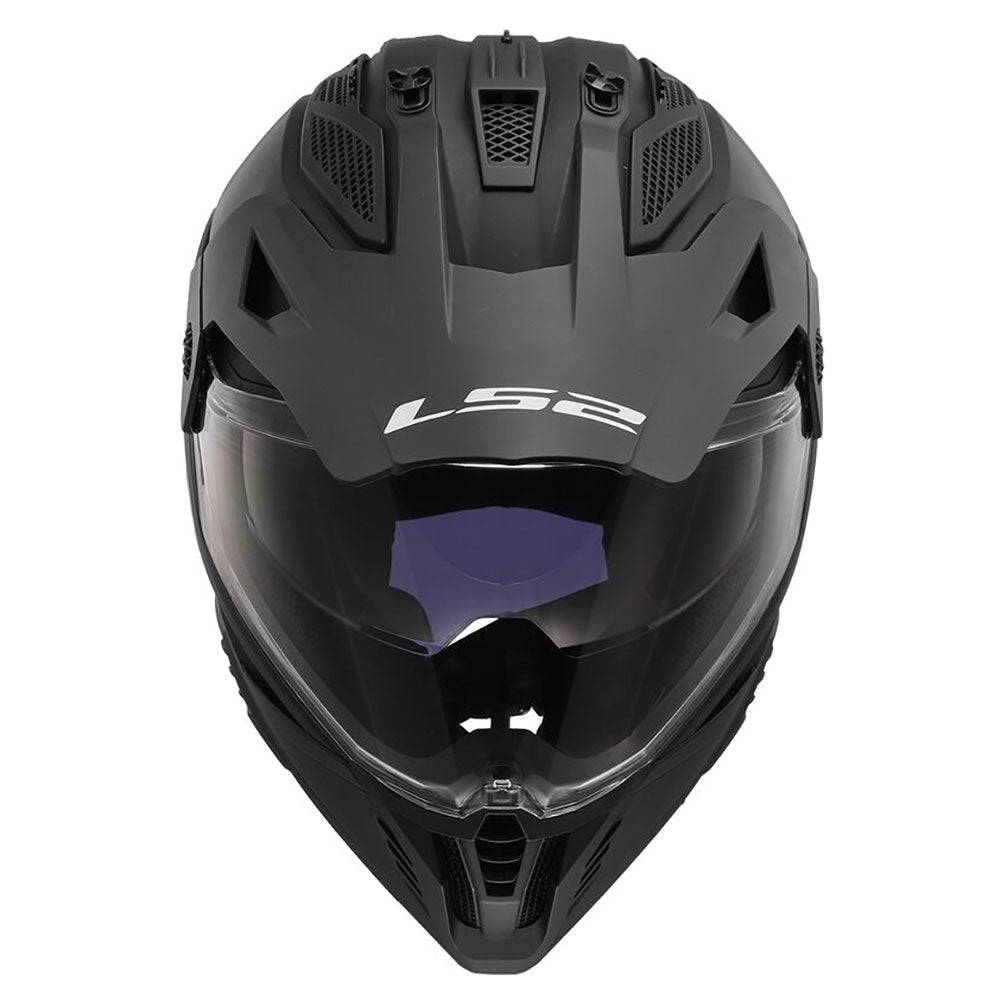 Šalmas LS2 pioneer 2 matinis juodas – nuotrauka 4
