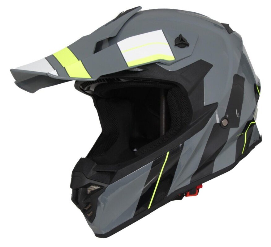 Šalmas VITO motocross TIVOLI NARDO PILKAS