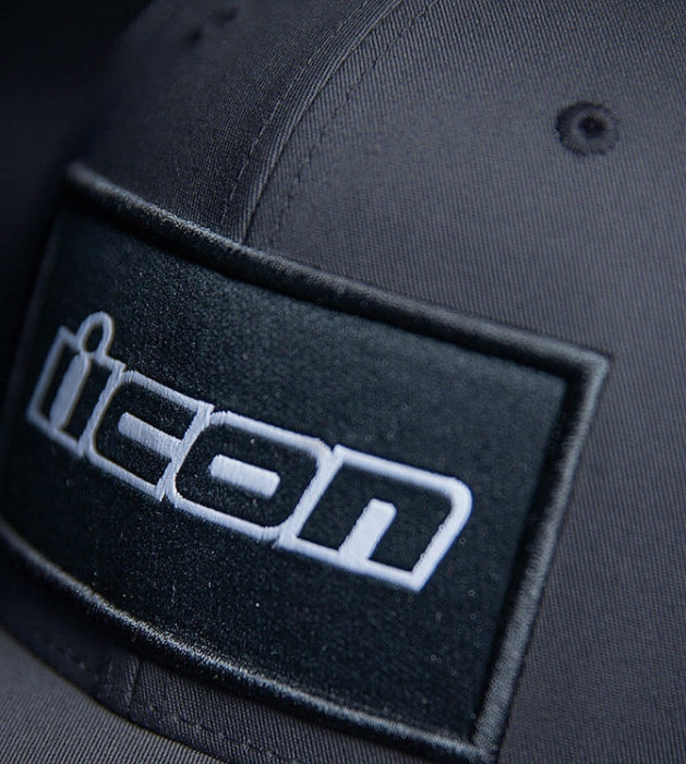 ICON CORP LOGO kepurėlė PILKA – nuotrauka 3