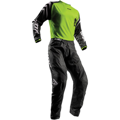 Marškinėliai THOR SECTOR ZONES S8 OFFROAD JERSEY žali – nuotrauka 3