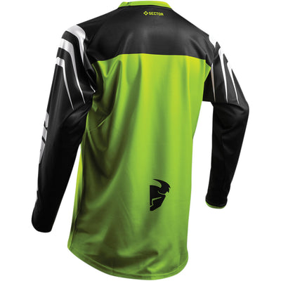 Marškinėliai THOR SECTOR ZONES S8 OFFROAD JERSEY žali – nuotrauka 2