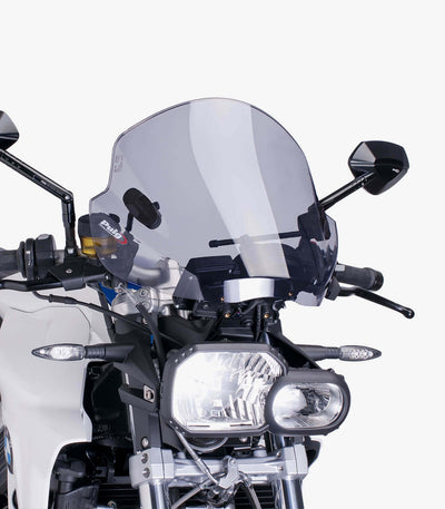 Priekinis PUIG STIKLAS motociklui MOD STREAM SMOKE universalus – nuotrauka 2