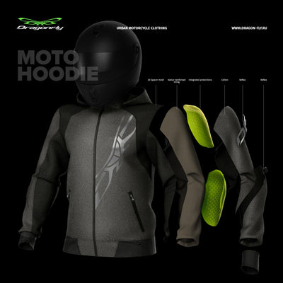 MOTO BLIUZONAS DRAGONFLY URBAN PILKAS UNISEX