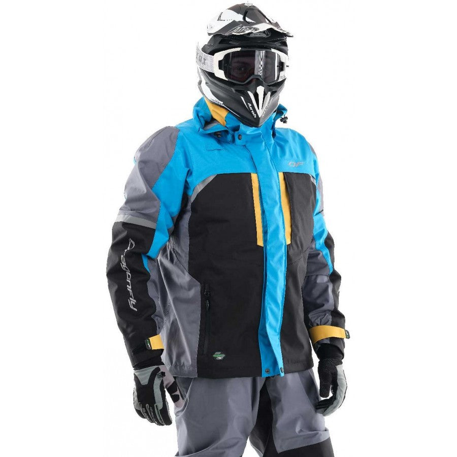 Striukė dragonfly QUAD PRO mėlyna/ PILKA UNISEX – nuotrauka 4