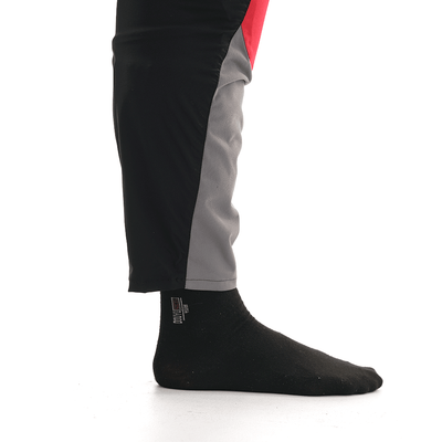 Motokroso kelnės dragonfly ENDURO FREERIDE pilka/ RAUDONA UNISEX – nuotrauka 8