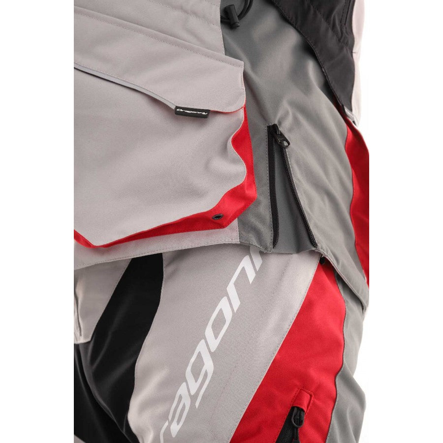 Striukė dragonfly ENDURO FREERIDE pilka/ RAUDONA UNISEX – nuotrauka 7