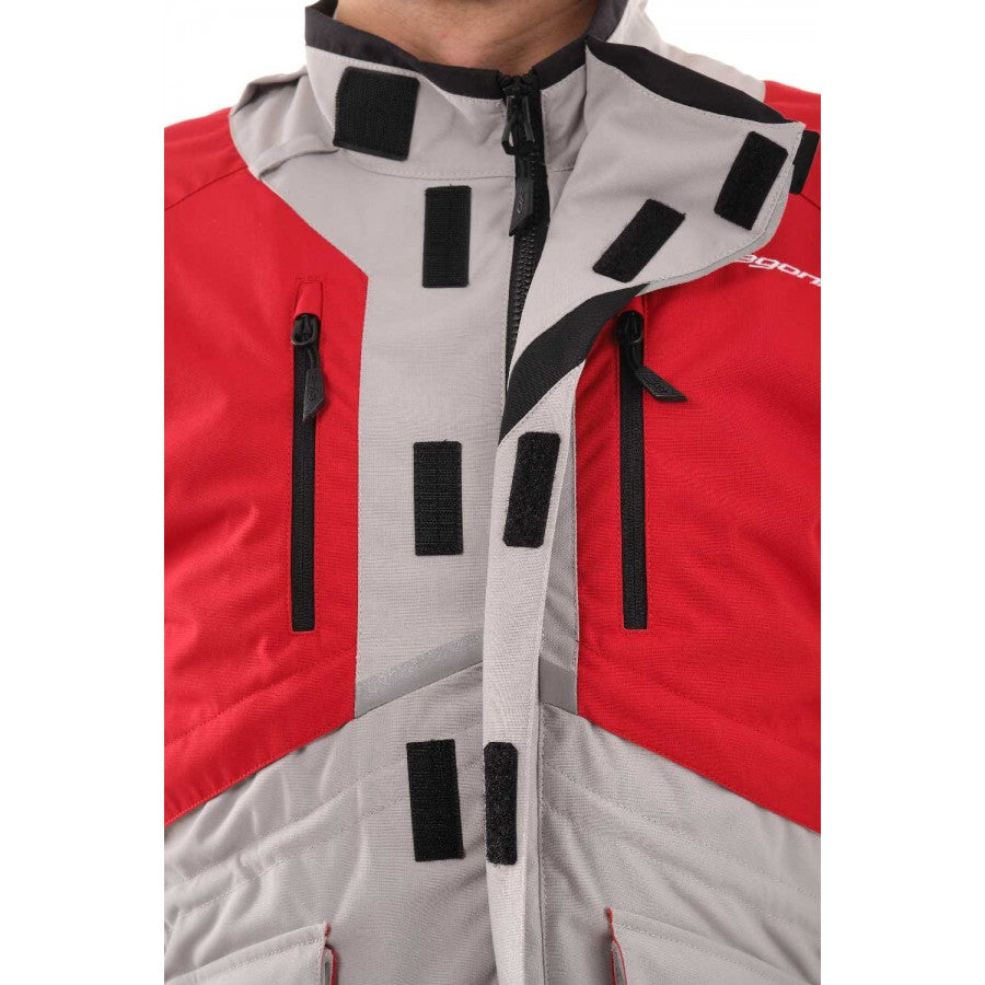 Striukė dragonfly ENDURO FREERIDE pilka/ RAUDONA UNISEX – nuotrauka 15