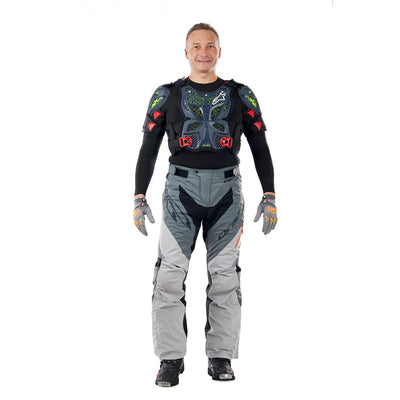 Kelnės dragonfly ENDURO FREERIDE pilka/ oranžinė UNISEX