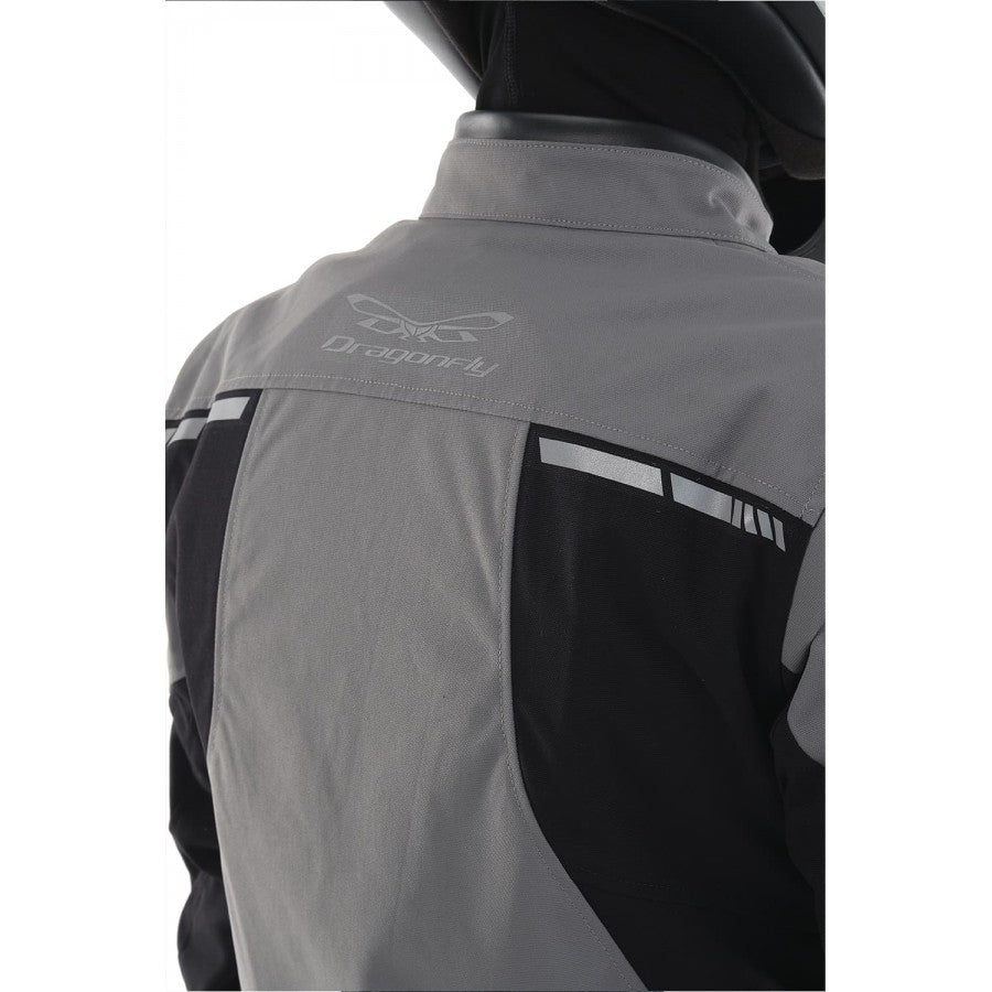 MOTO CITY STRIUKĖ DRAGONFLY PILKA/ JUODA UNISEX