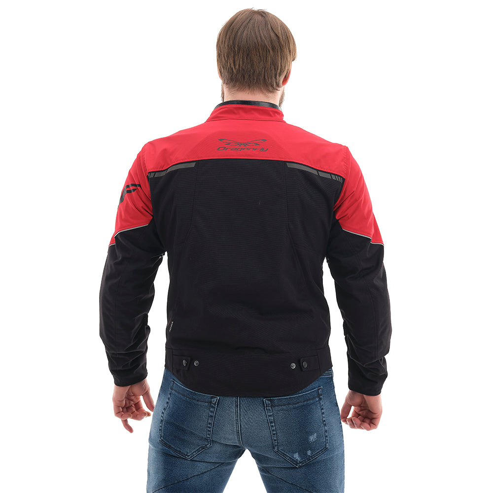 MOTO CITY STRIUKĖ DRAGONFLY RAUDONA/ JUODA UNISEX