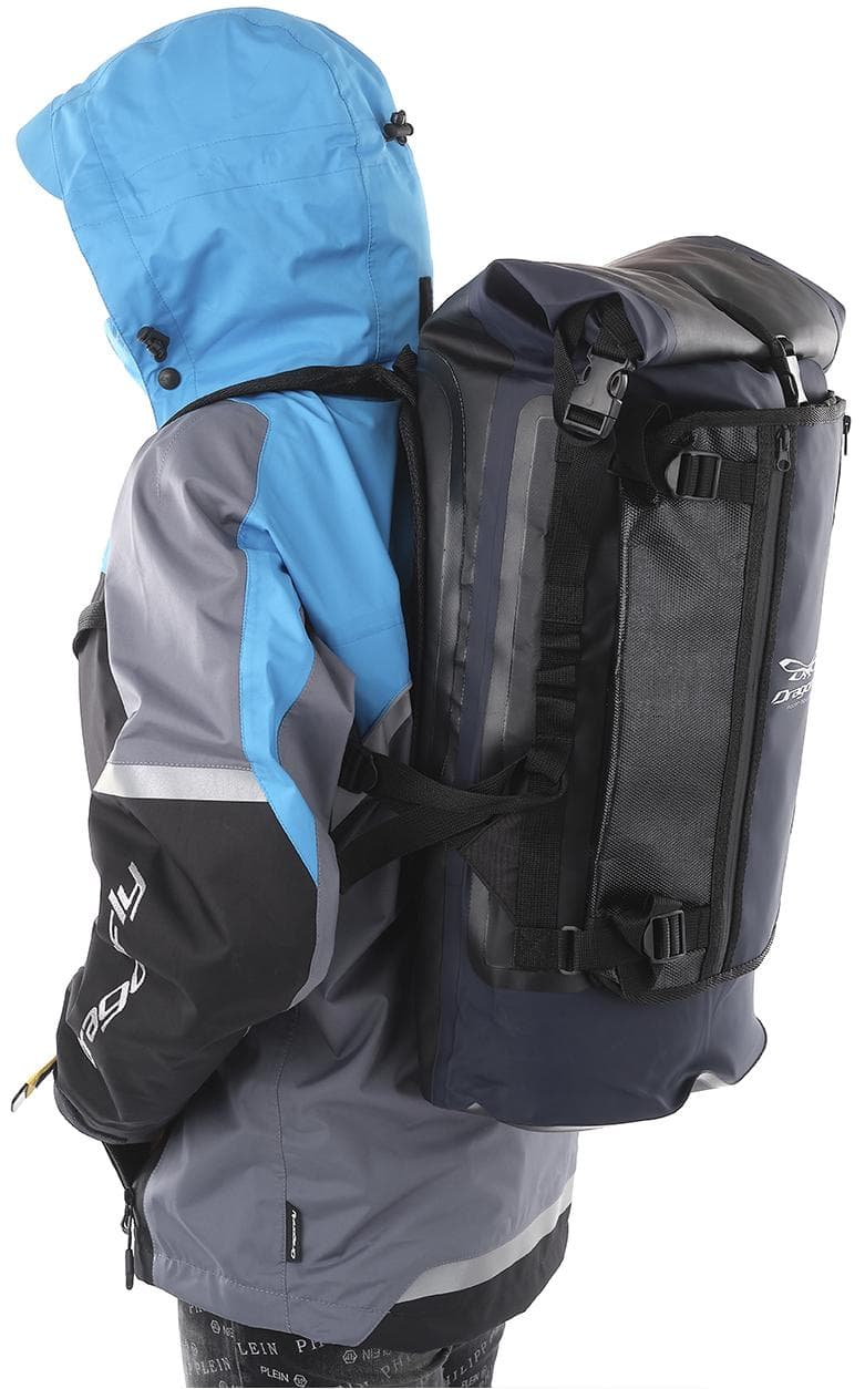 Hermetinė kuprinė dragonfly VORTEX 40L mėlyna – nuotrauka 6