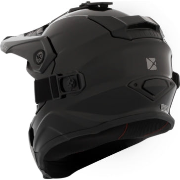 Šalmas SU AKINIAIS CKX TITAN SOLID MATINIS JUODAS – nuotrauka 3