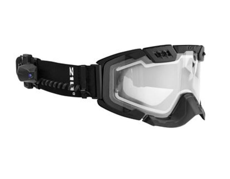 AKINIAI CKX 210 AIRFLOW šildomi – JUODI MATINIAI / SKAIDRUS stikliukas