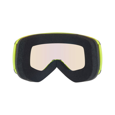 AKINIAI AMOQ MX VISION MAGNETIC raudoni/hi-vis SU veidrodiniu stikliuku – nuotrauka 3