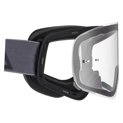 AKINIAI AMOQ MX VISION MAGNETIC TAMSIAI pilki/juodi SKAIDRIU stikliuku – nuotrauka 2