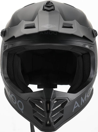 Šalmas AMOQ METEOR V2 JNR MX VAIKAMS JUODAS – nuotrauka 3