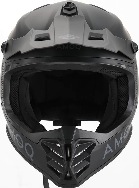 Šalmas AMOQ METEOR V2 JNR MX VAIKAMS JUODAS – nuotrauka 3