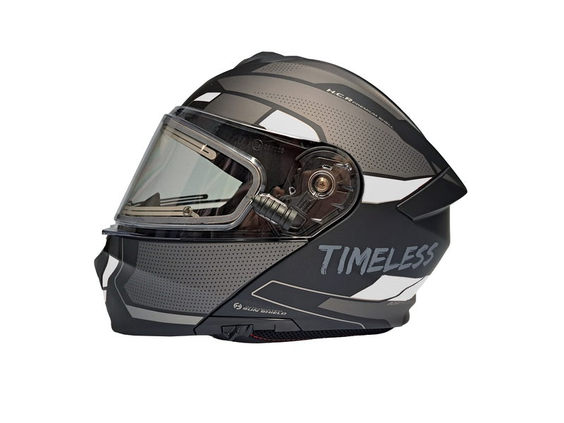 ŠALMAS TIMELESS FLAKE TECHRIDE MATINIS JUODOS/BALTOS SPALVOS
