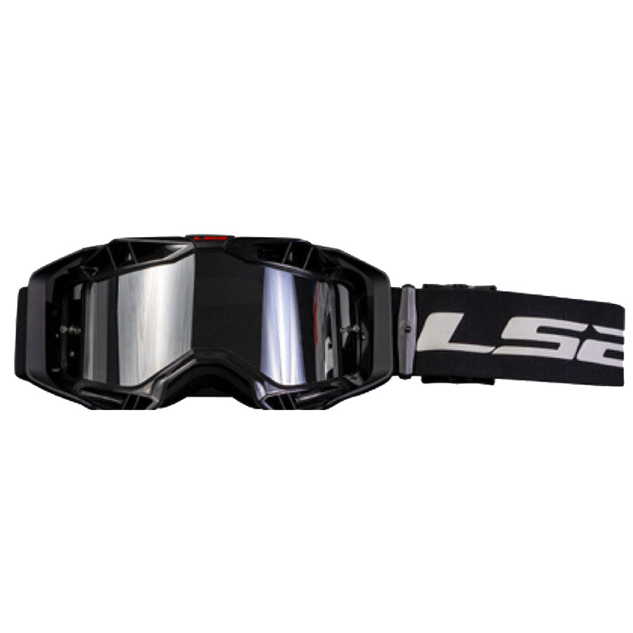 AKINIAI LS2 AURA PRO – JUODI / MĖLYNI, IRIDIUM STIKLIUKAS